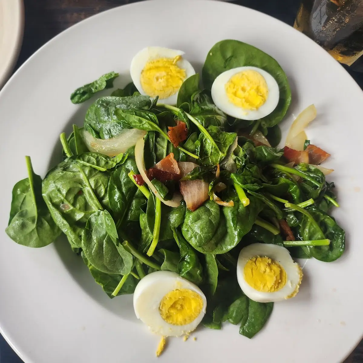 Warm Spinach Salad