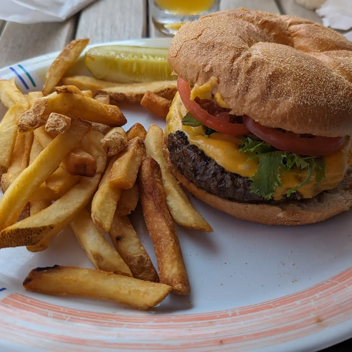 Burger with Fries