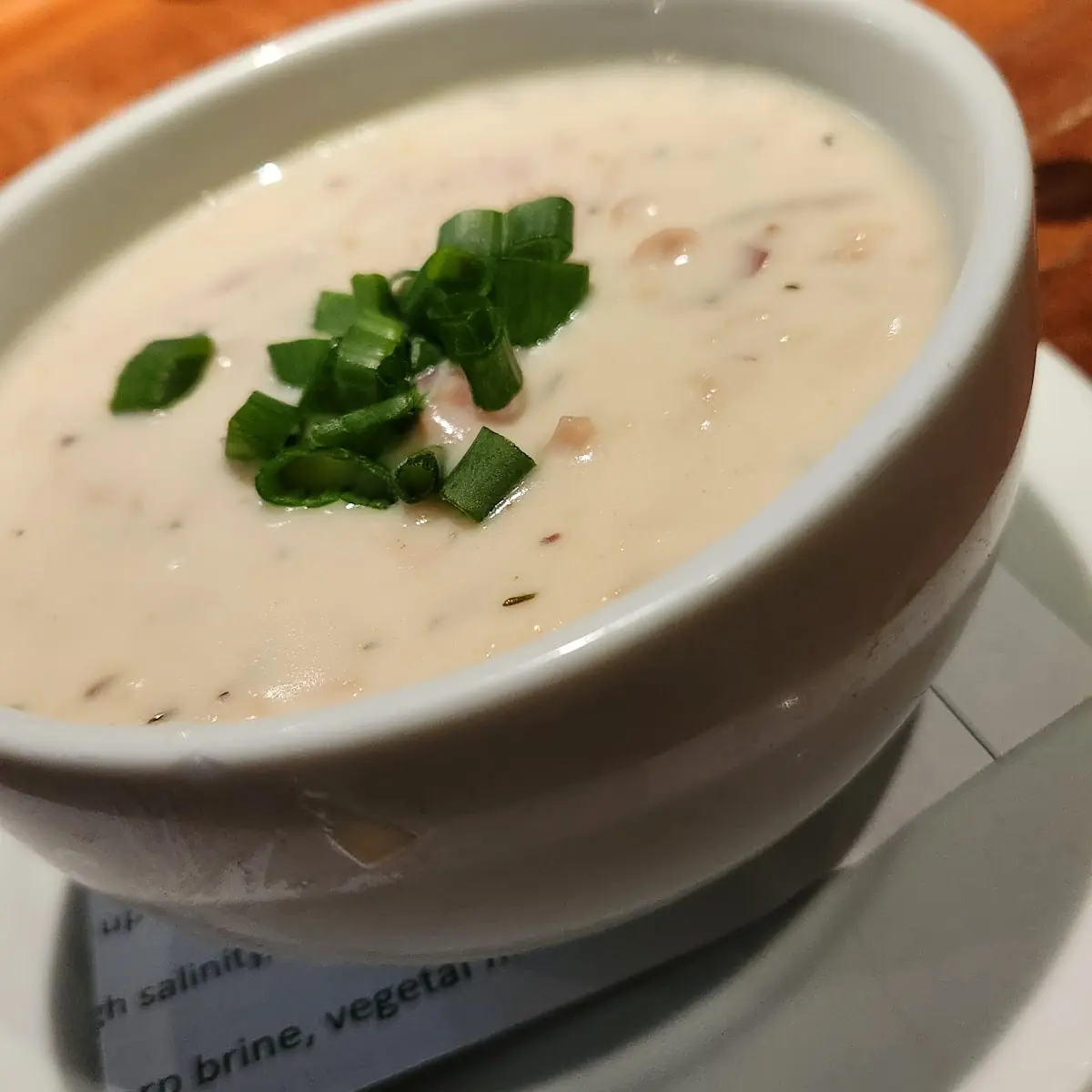 N E Clam Chowder