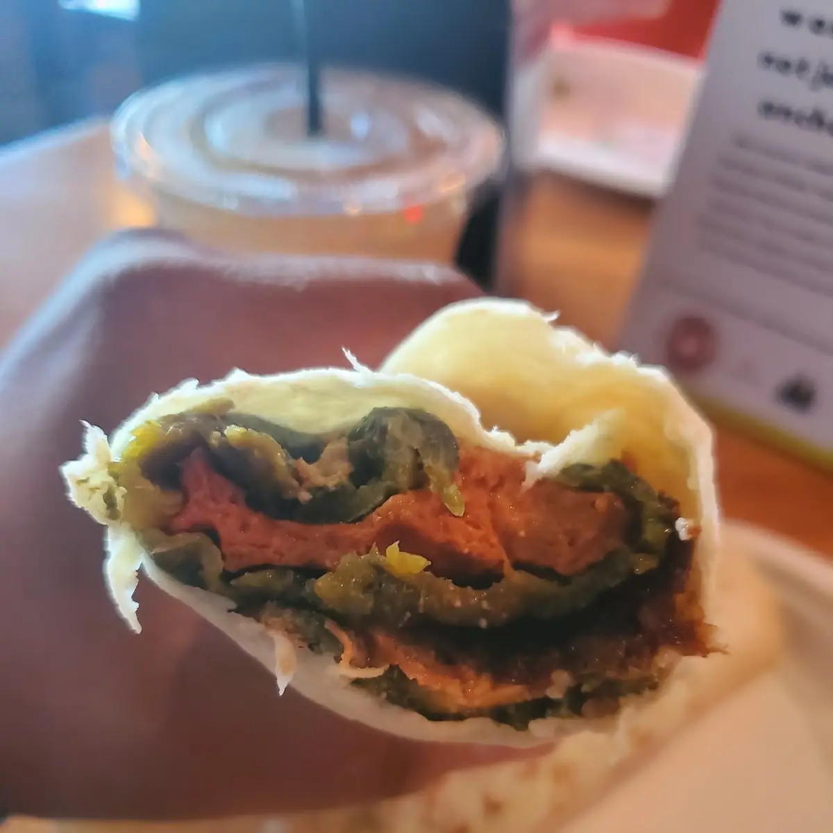 Vegan Chile Relleno Burrito