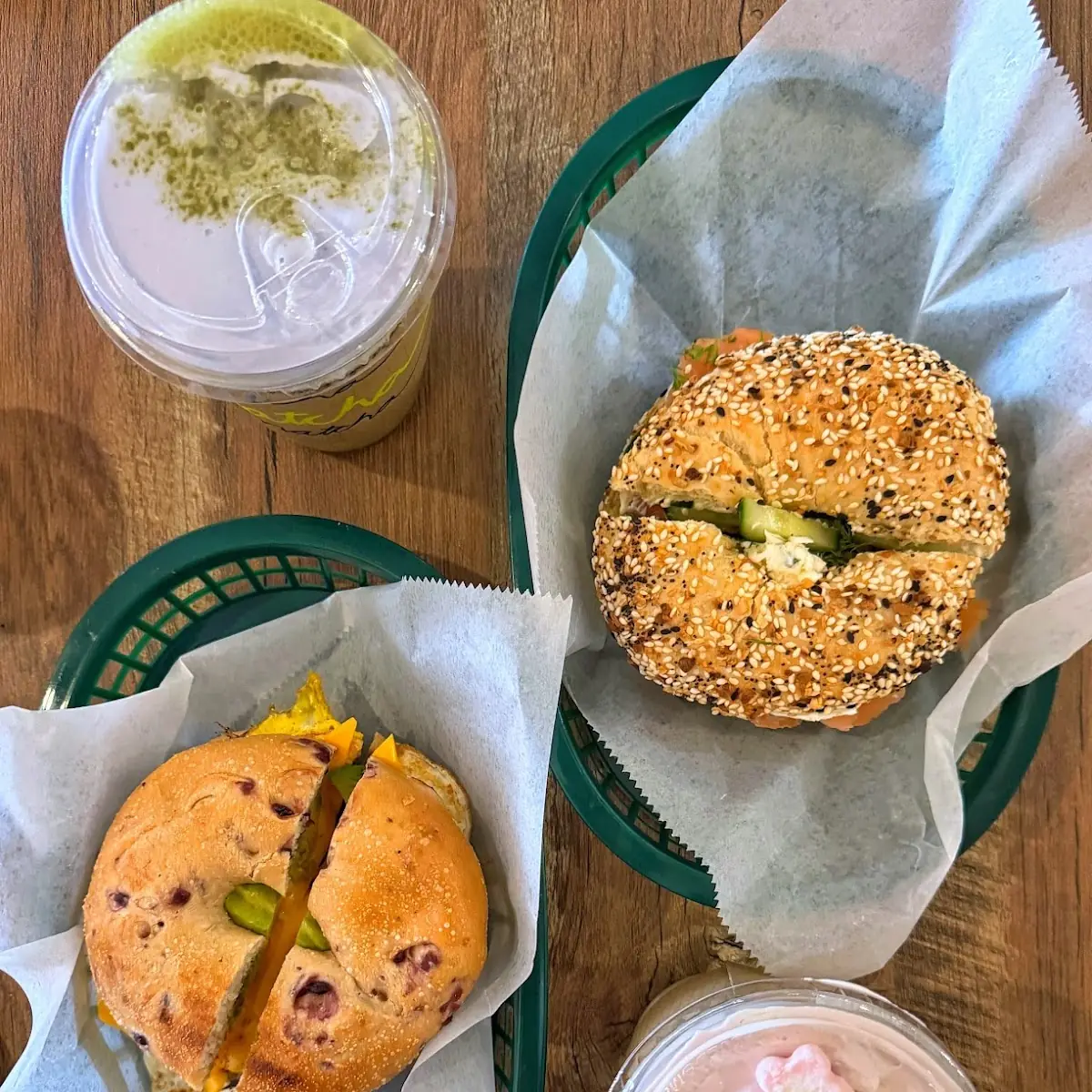 Cream Cheese on Everything Bagel