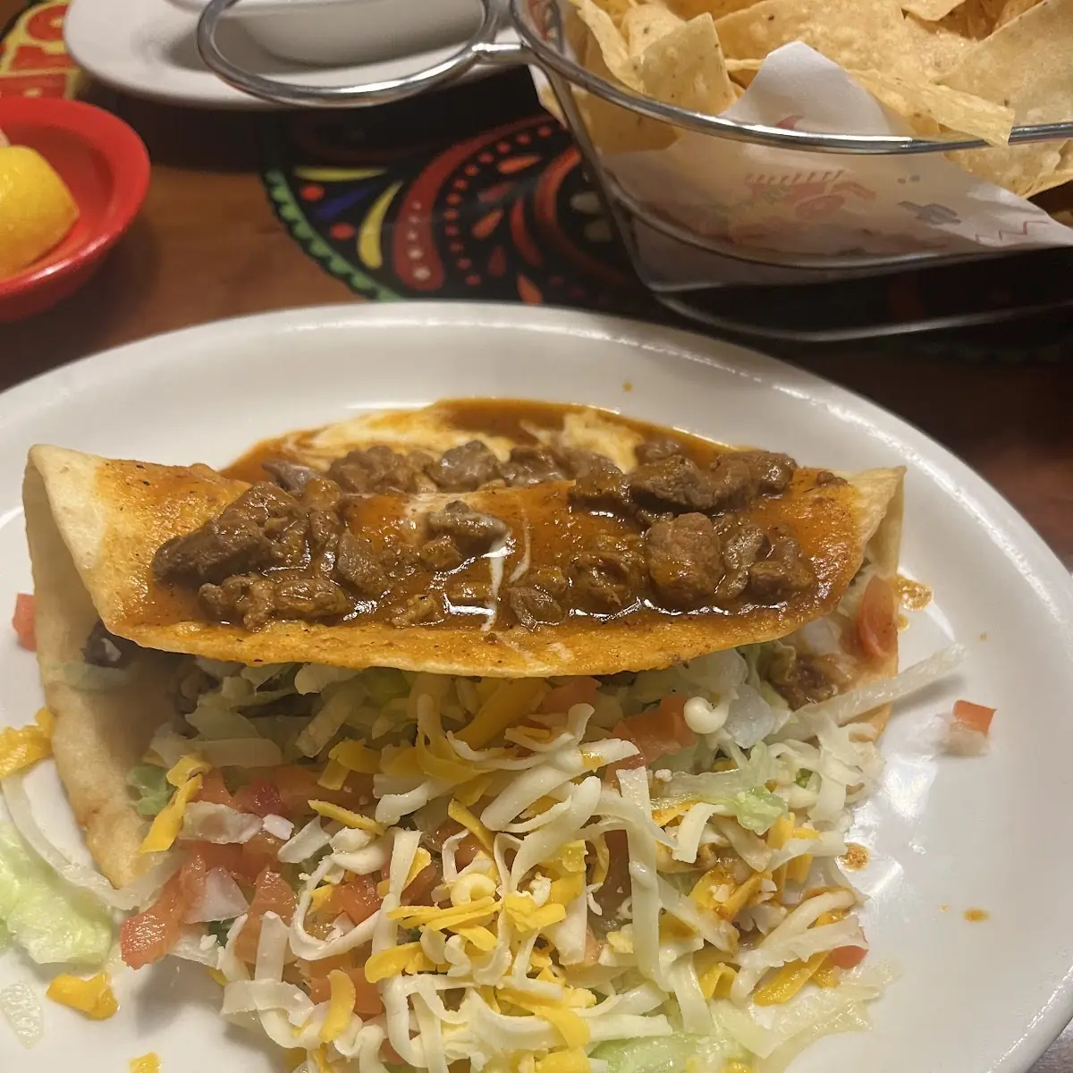Puff Beef Taco Dinner