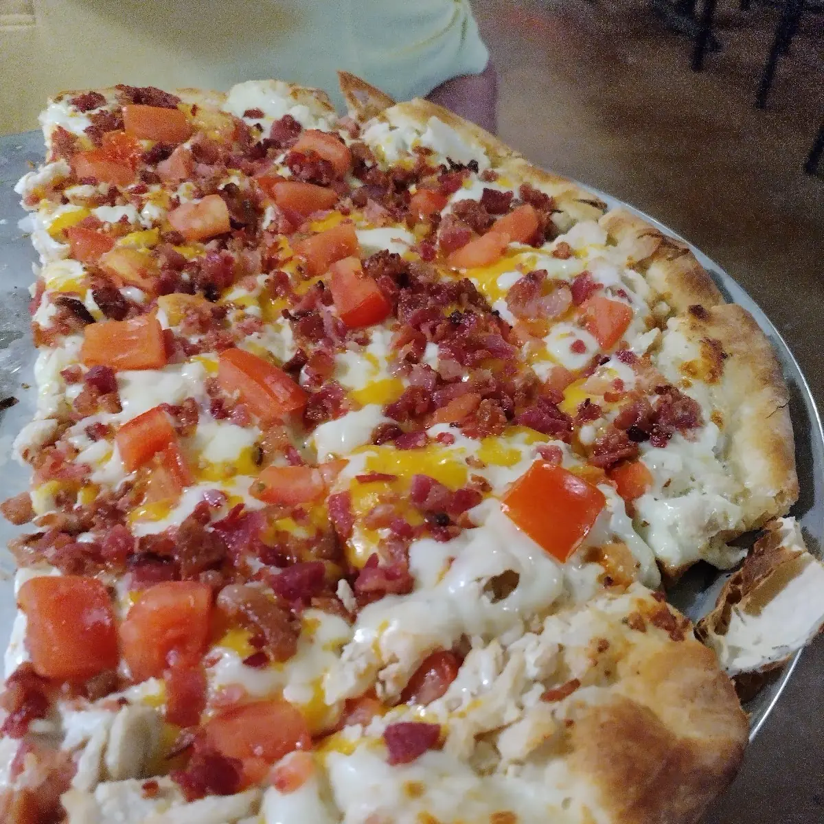 Chicken Bacon Ranch Pizza