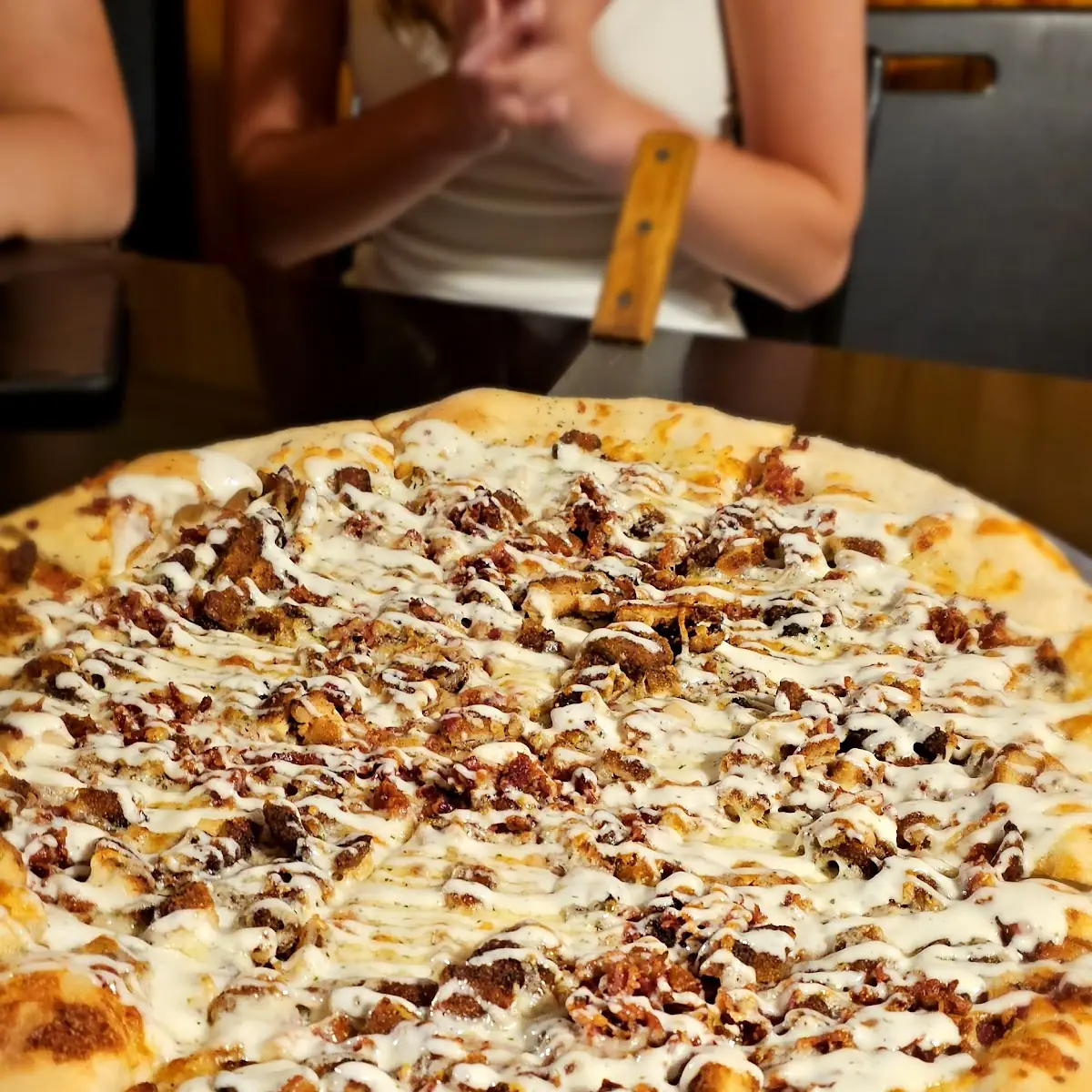 Chicken Bacon Ranch Pizza