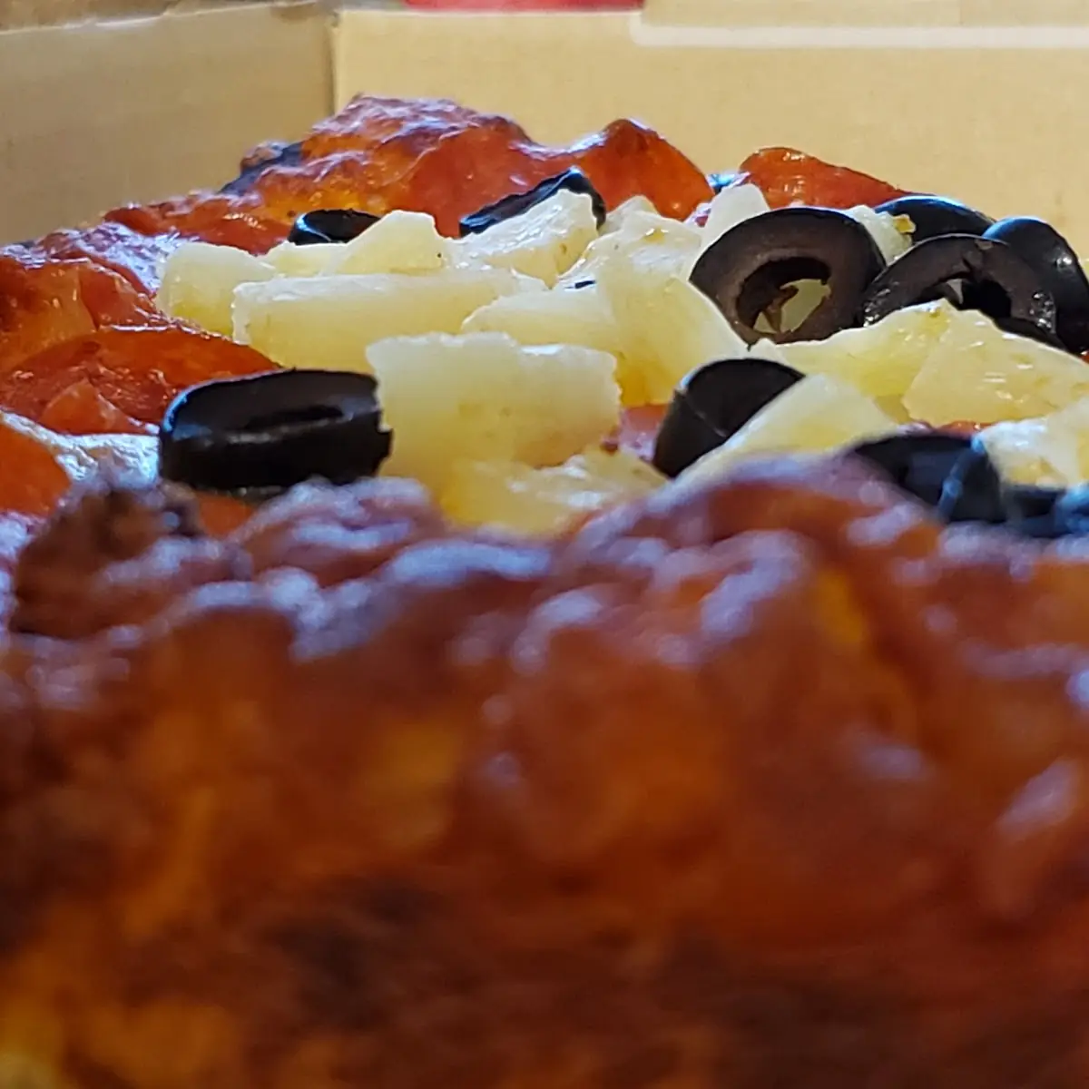 Pepperoni Pineapple Black Olive Pizza