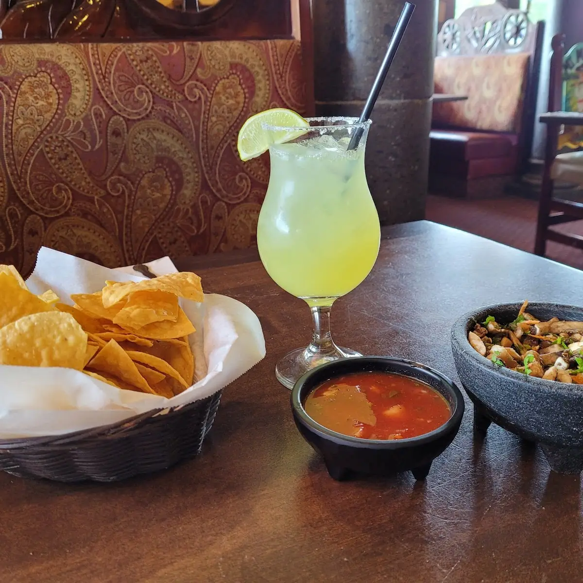 Chips & Salsa and a Margaritas