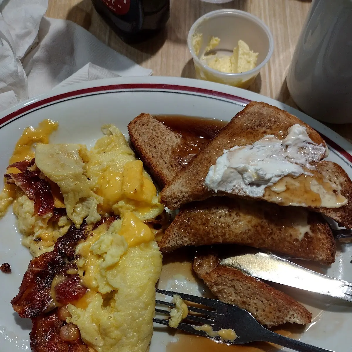 Bacon and Cheese Omelette