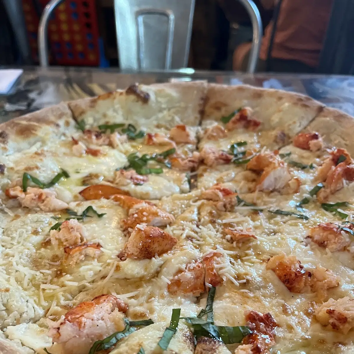 Lobster White Pizza