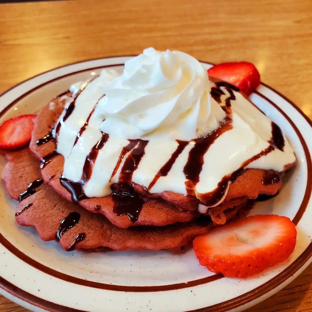 Red Velvet Pancakes