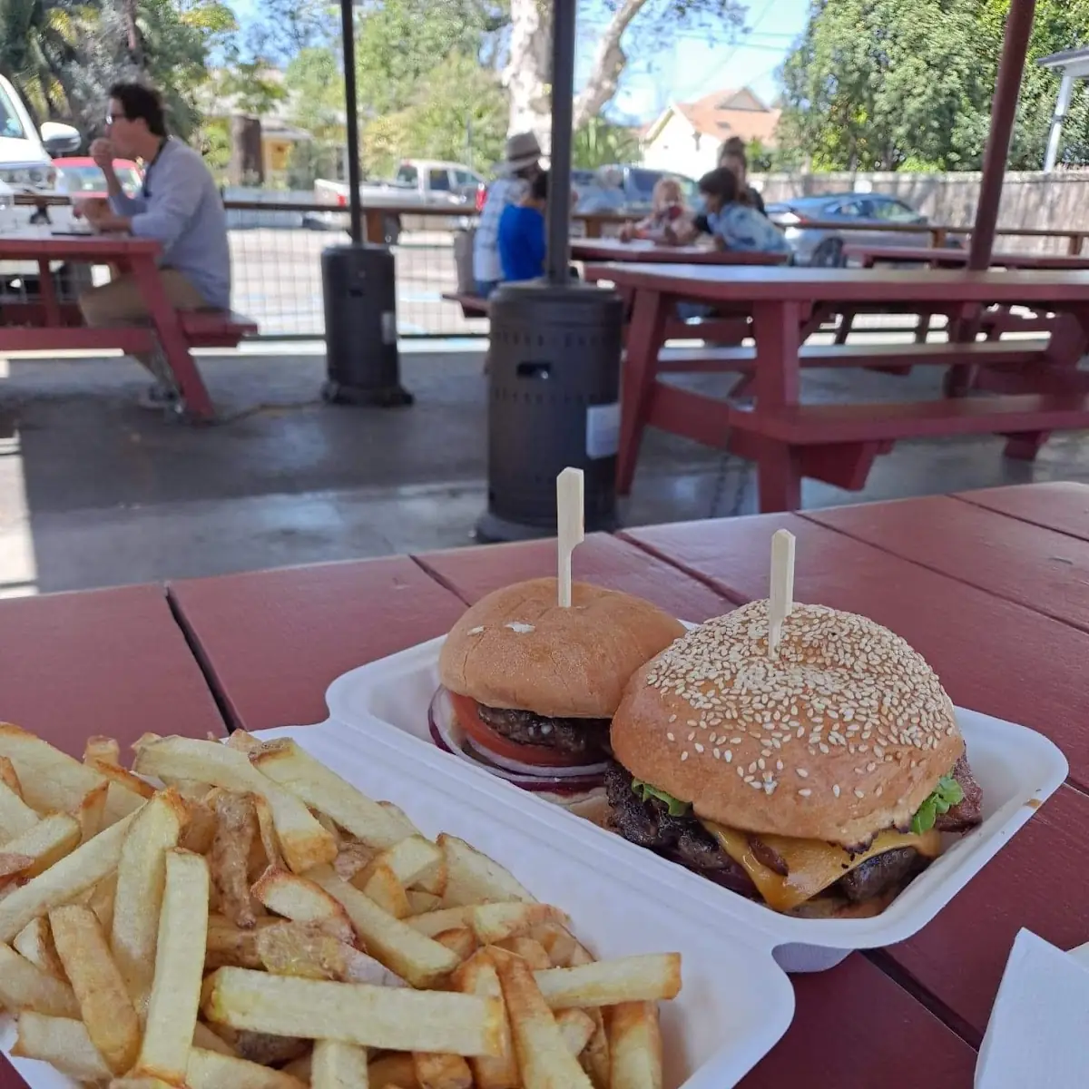 Kids Burger with Blue Cheese
