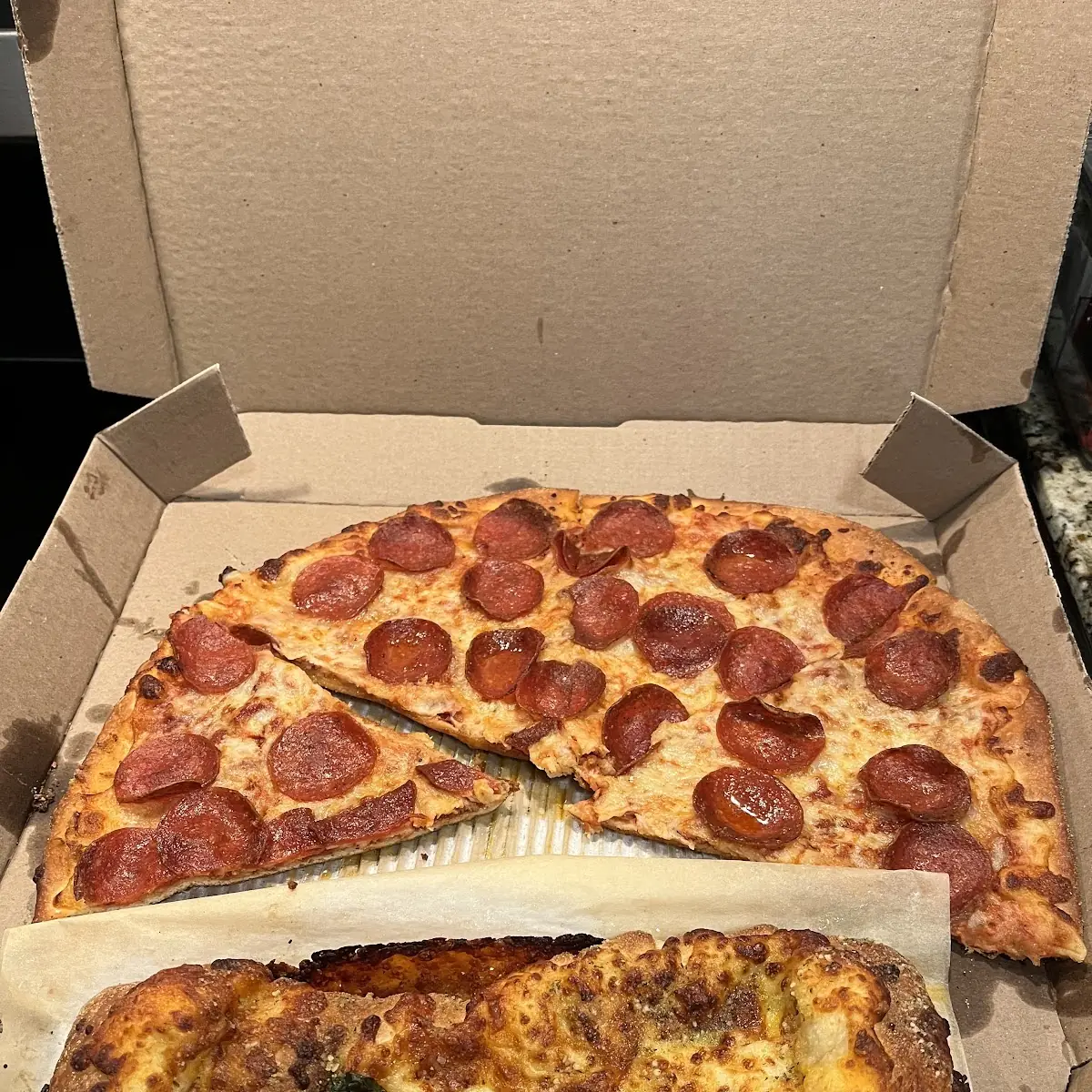 Pepperoni Pizza and Spinach and Ricotta Bread