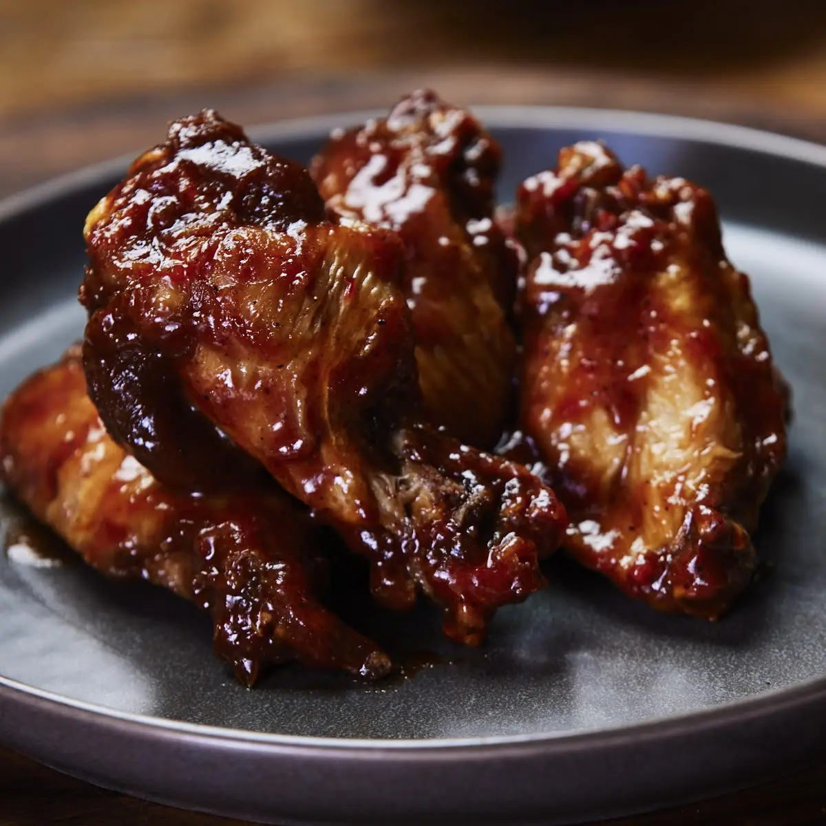 Bourbon Maple BBQ Wings