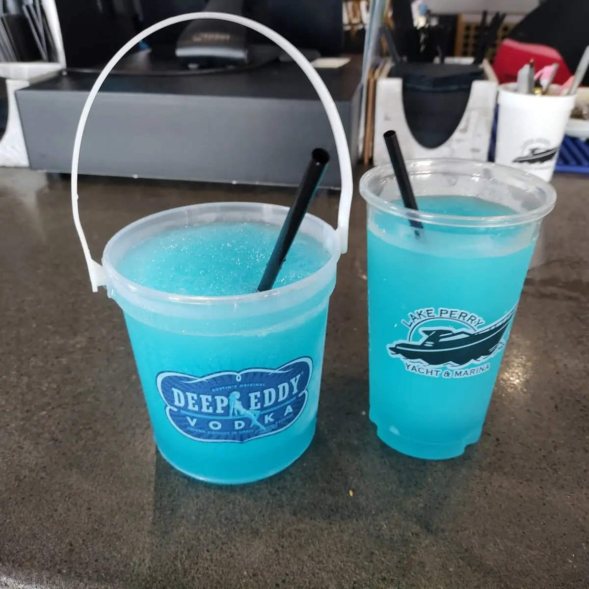 Blue Slush w Alcohol