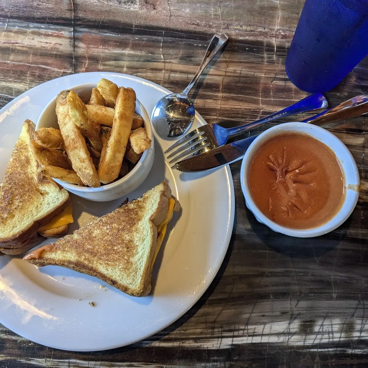Grilled Cheese and Tomato Soup