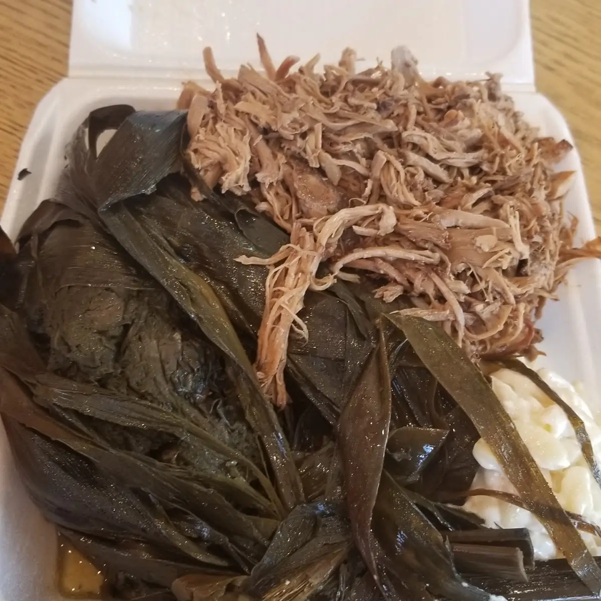 Kalua and Lau Lau Combo