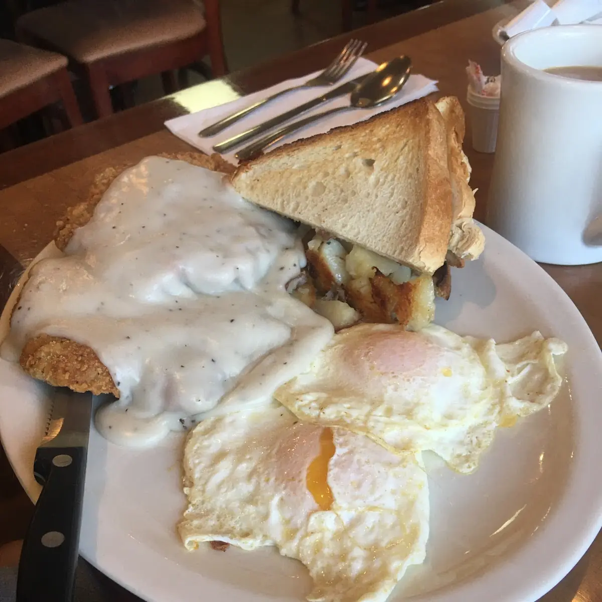 Steak with Eggs
