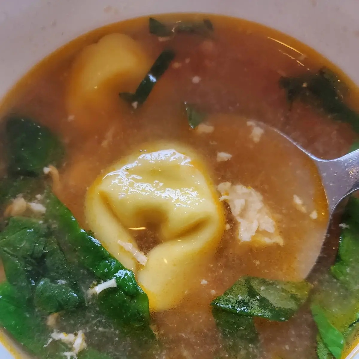 Cup Chicken Tortellini Soup
