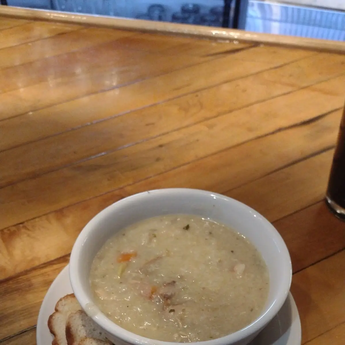 Wild Chicken with Rice and Bean Soup
