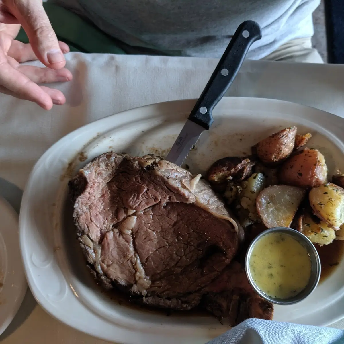Rare Prime Rib