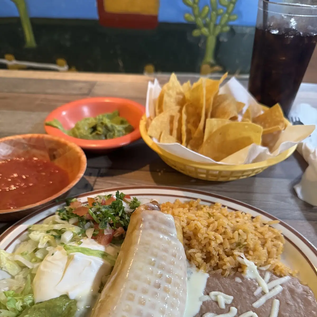 Chimichanga Lunch Chimichanga