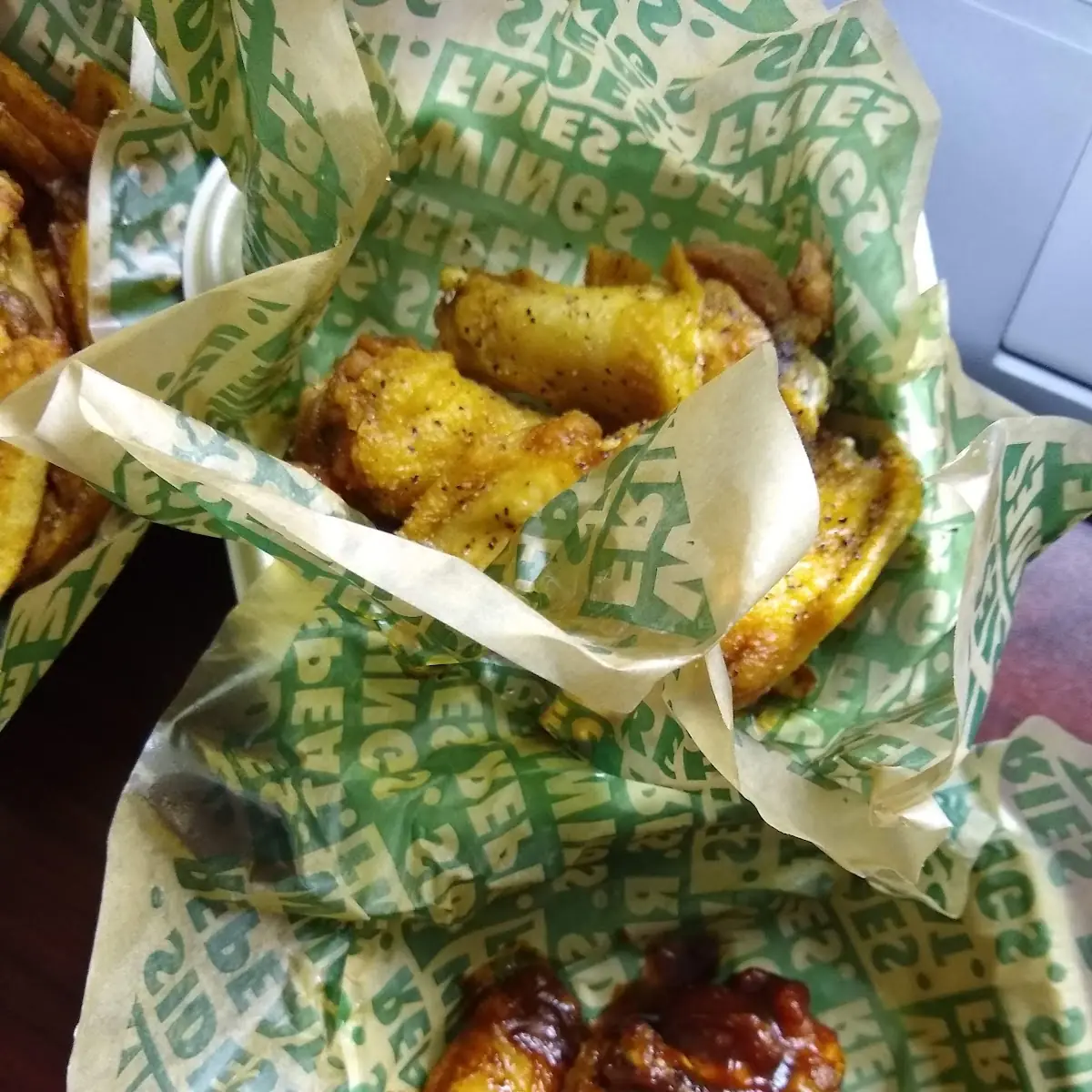 Half and Half Lemon Pepper & BBQ