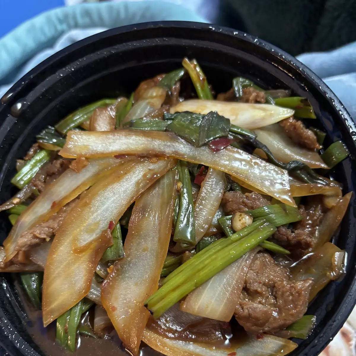 Mongolian Beef with Scallions