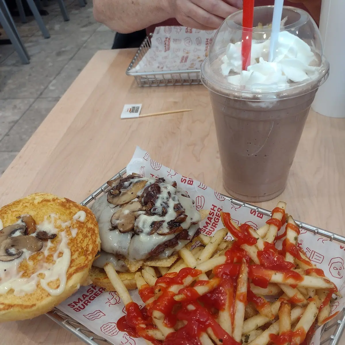 Mushroom Swiss Burger