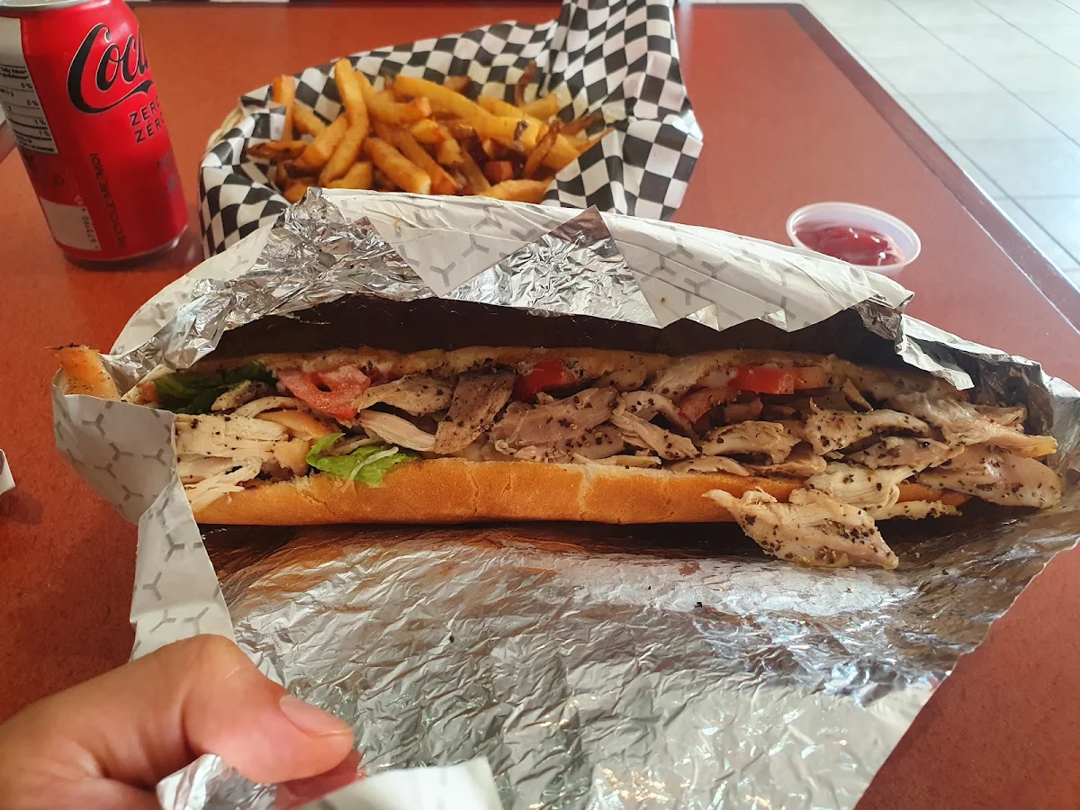 Chicken Sandwich with Lettuce Tomatoes Mayo