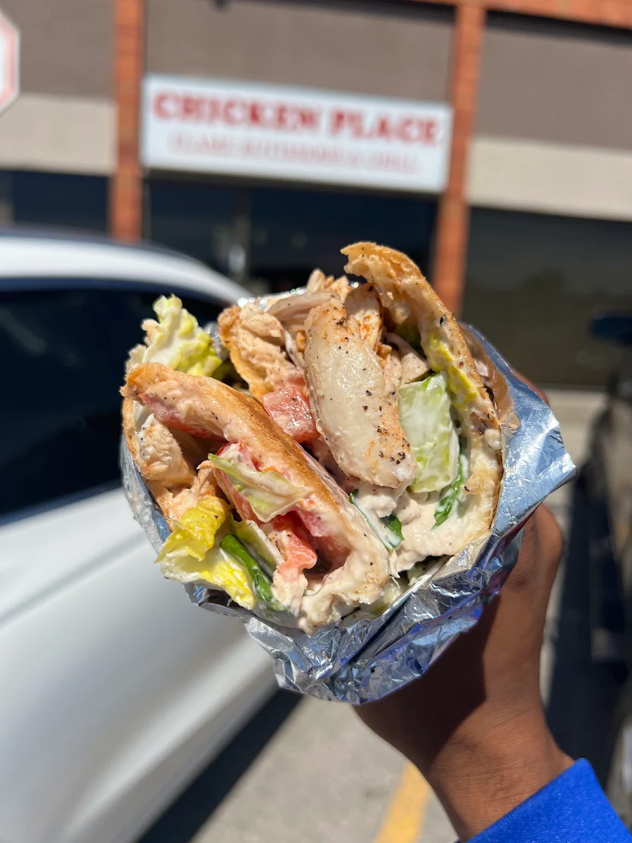 Chicken Souvlaki Sandwich, Chicken Place