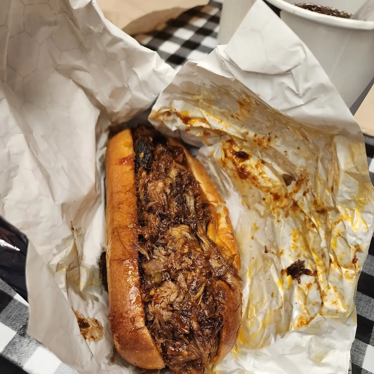 Spiked Brisket Sandwich
