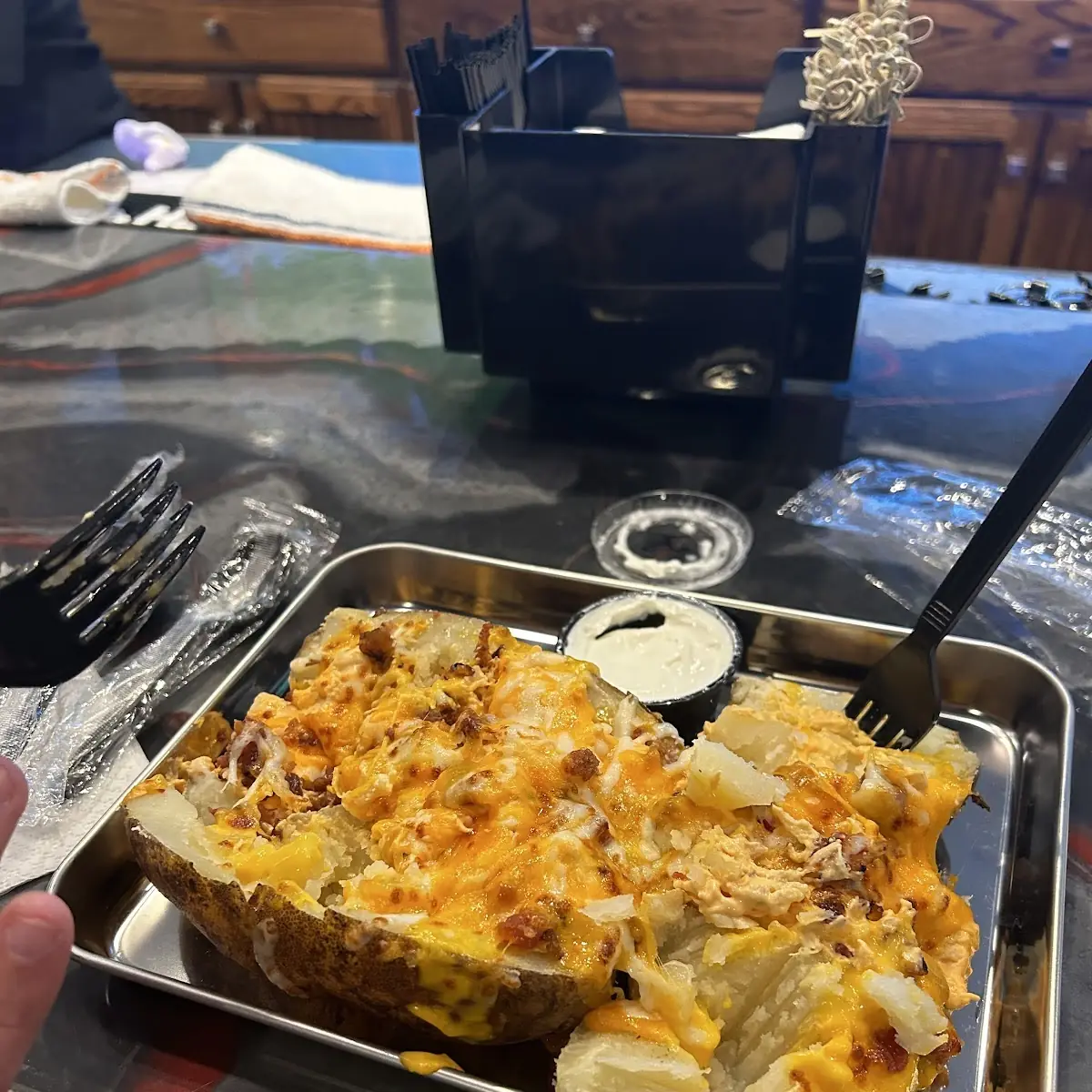 Loaded Baked Potato with Toppings