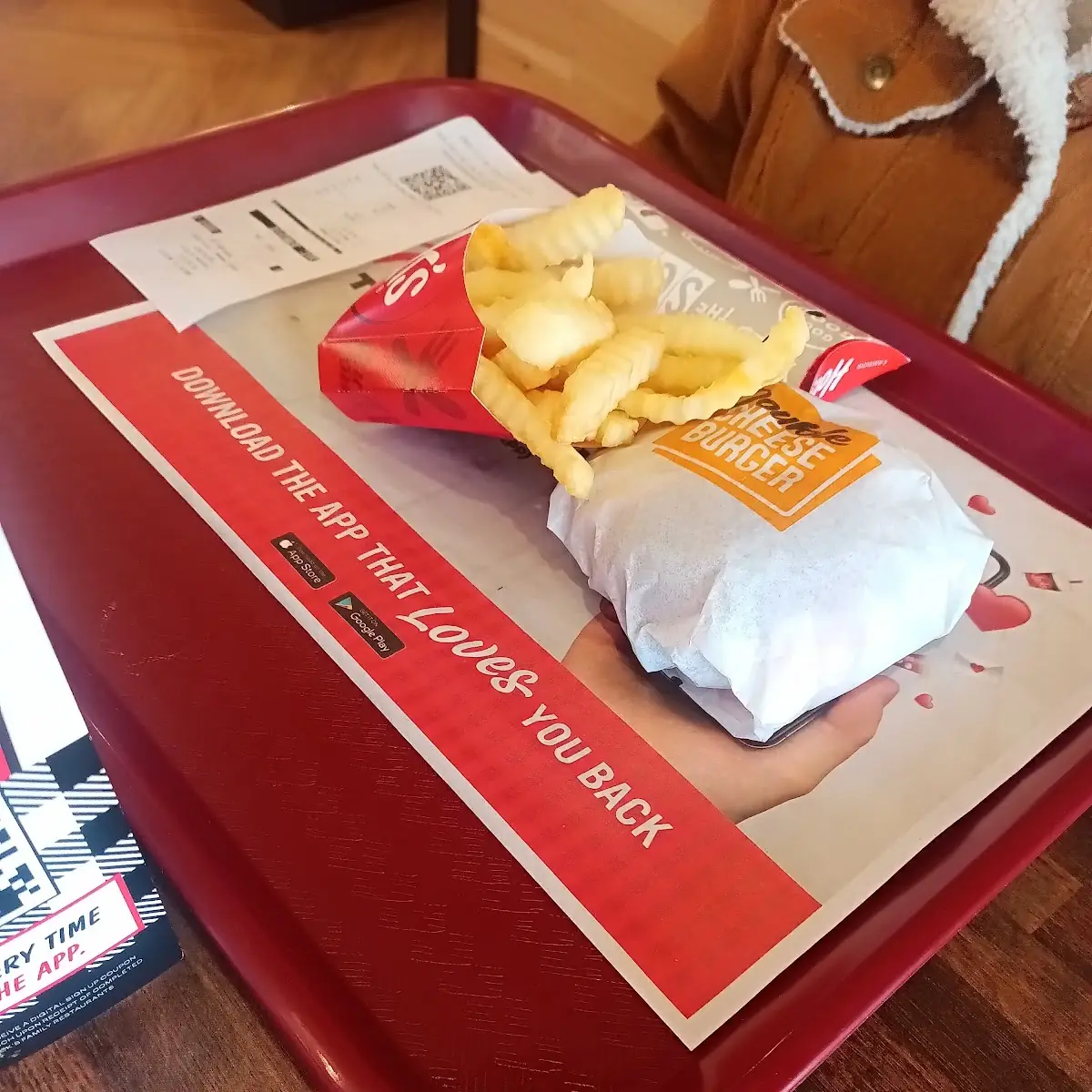 Burger and Fries