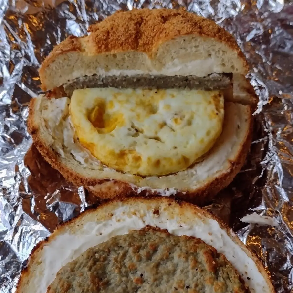 Sausage Egg Cheese Bagel
