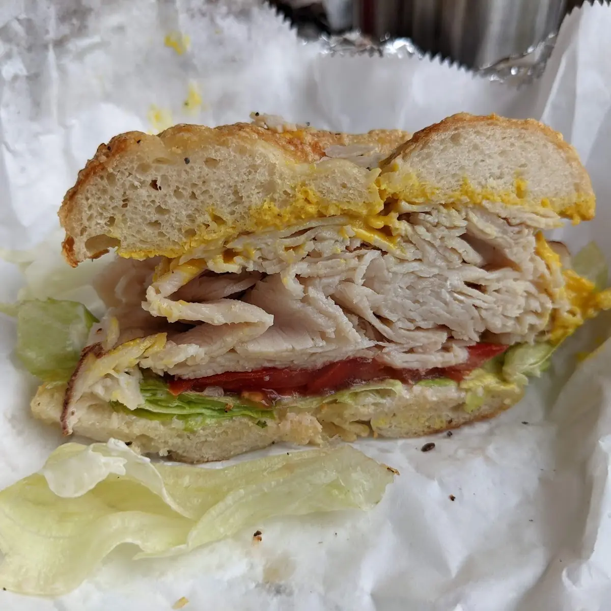 Turkey Bagel Sandwich