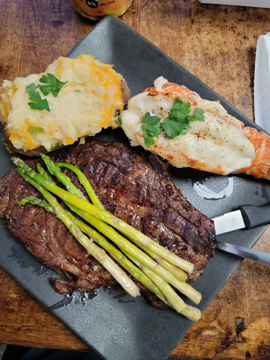 Ribeye and Lobster