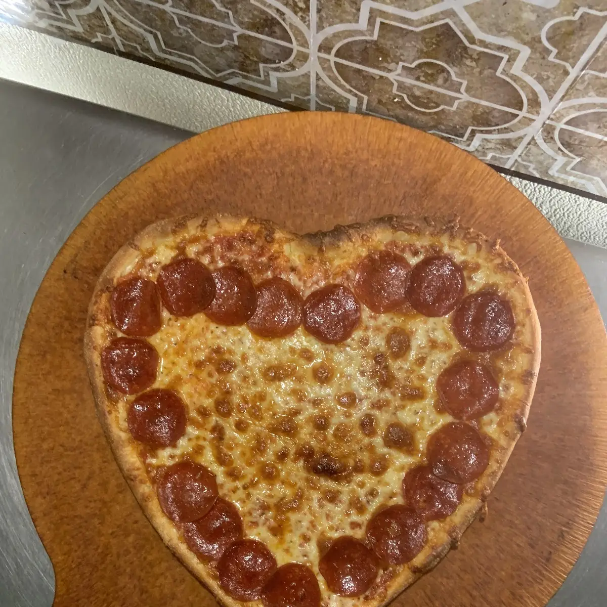 Heart Shaped Pizza for Valentines Day