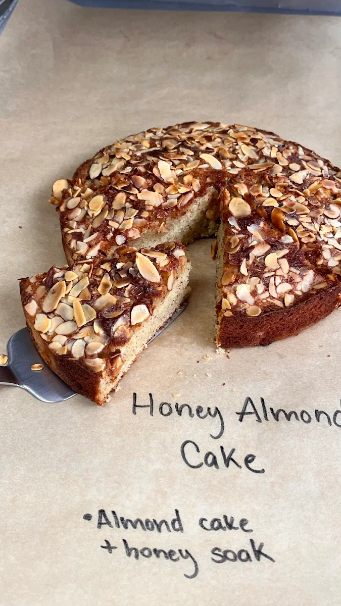 Almond Cake Slice