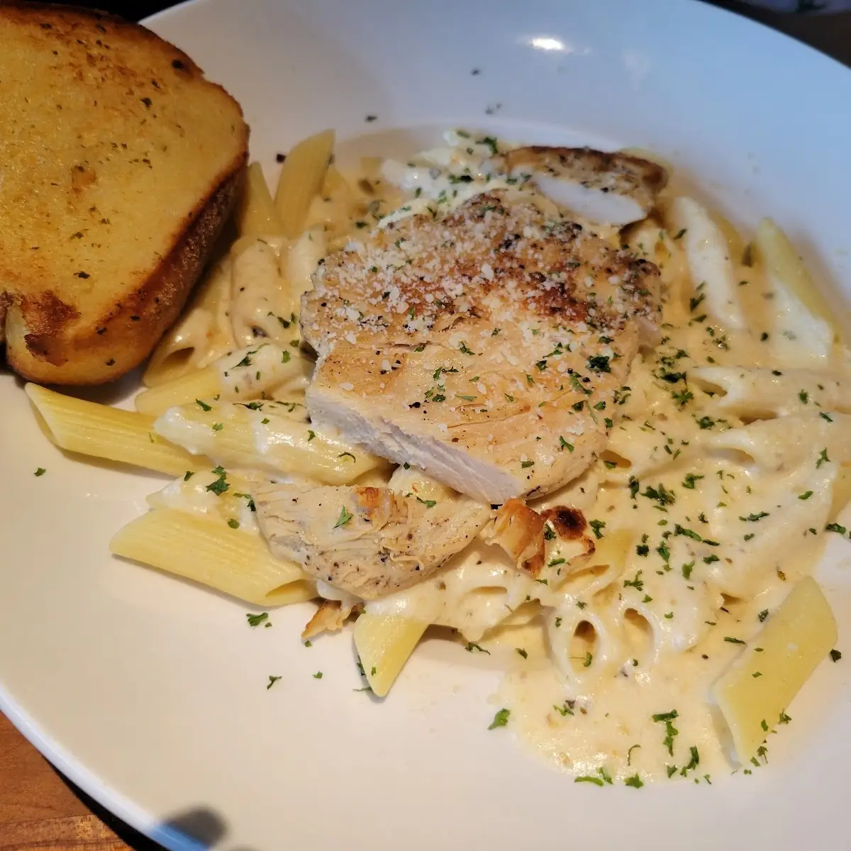 Grilled Chicken Alfredo
