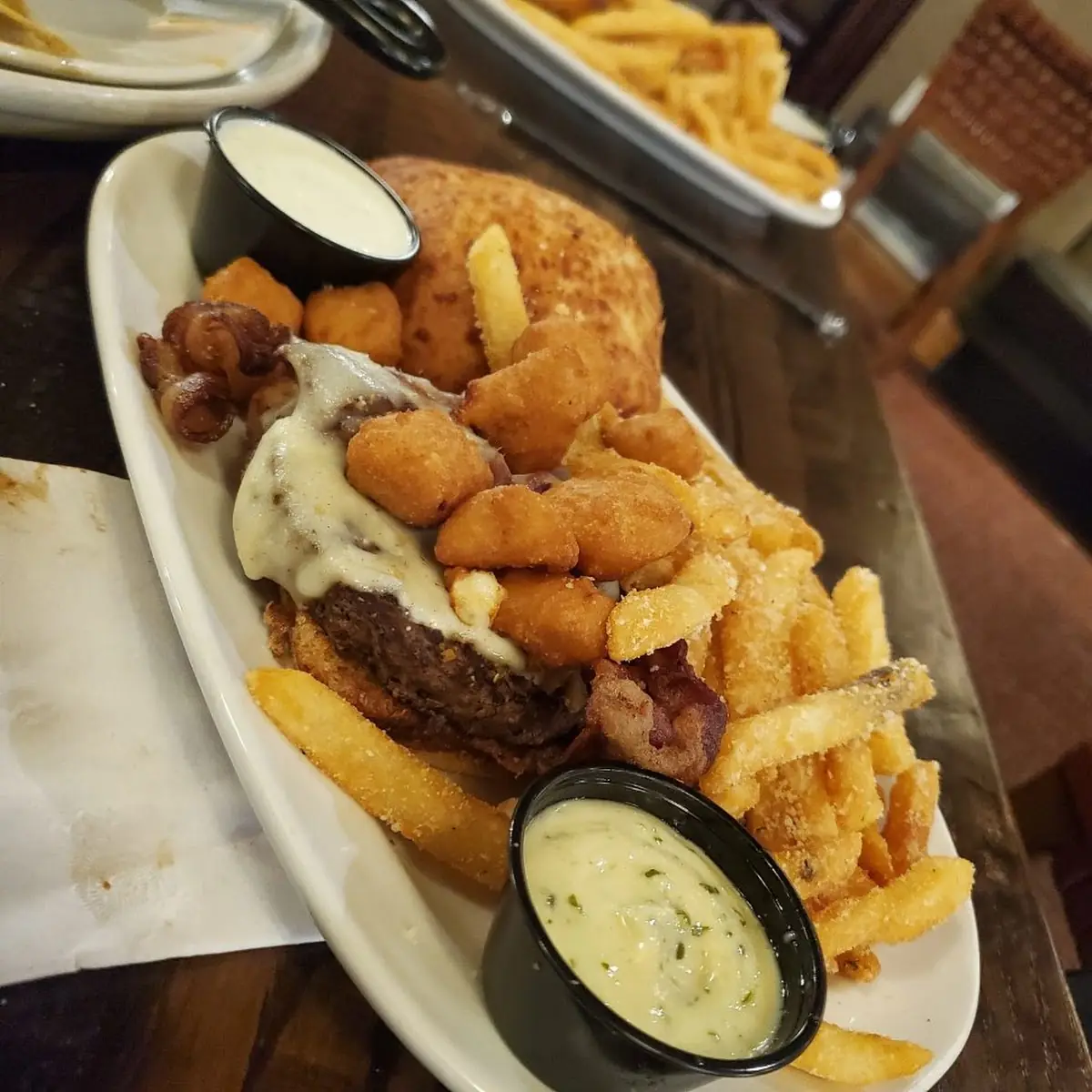 Cheese Curd Burger