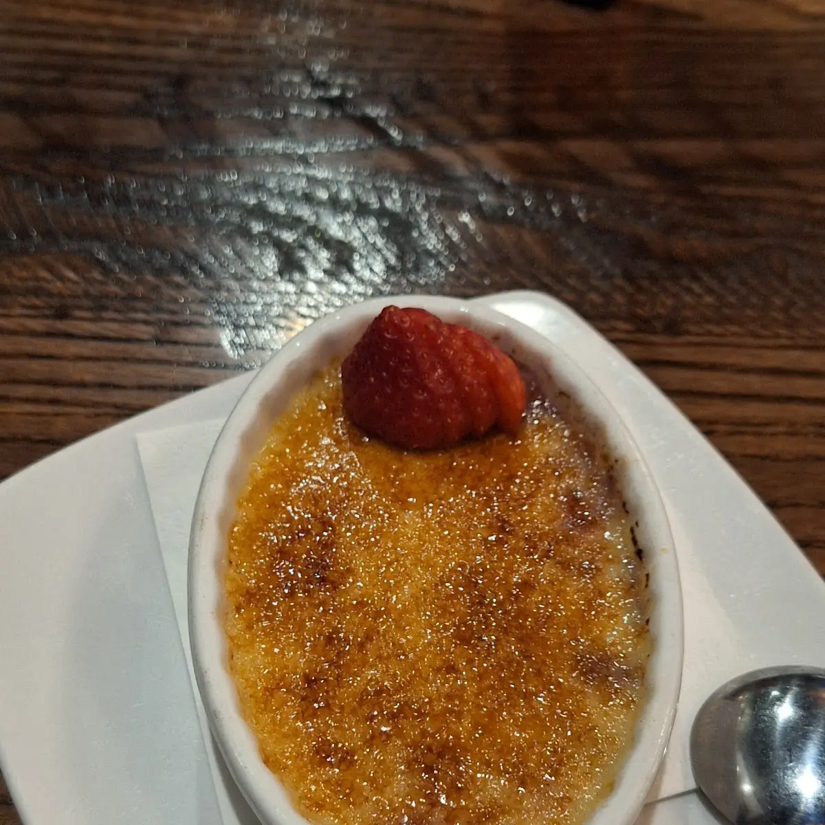 Huckleberry Creme Brulee