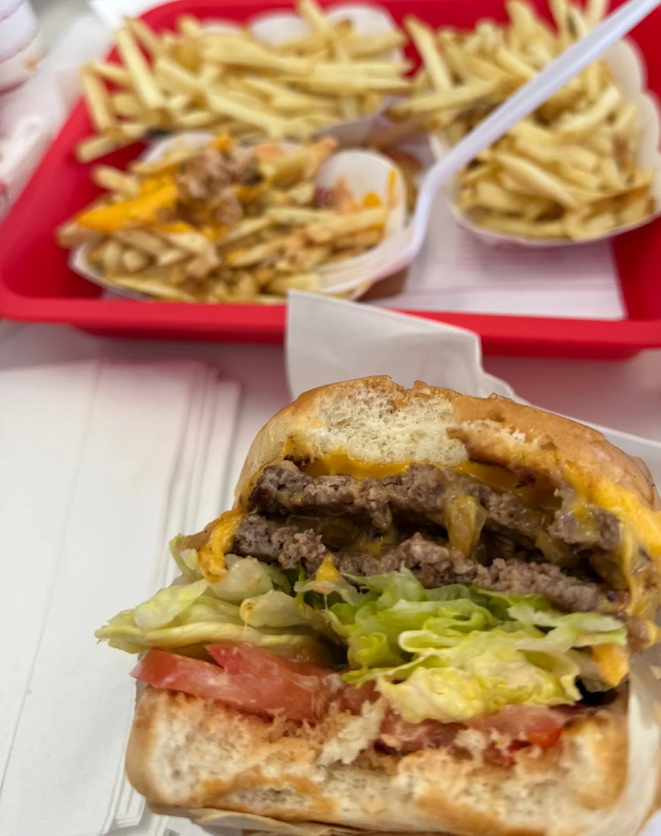 Double Double and Grilled Cheese Animal Style
