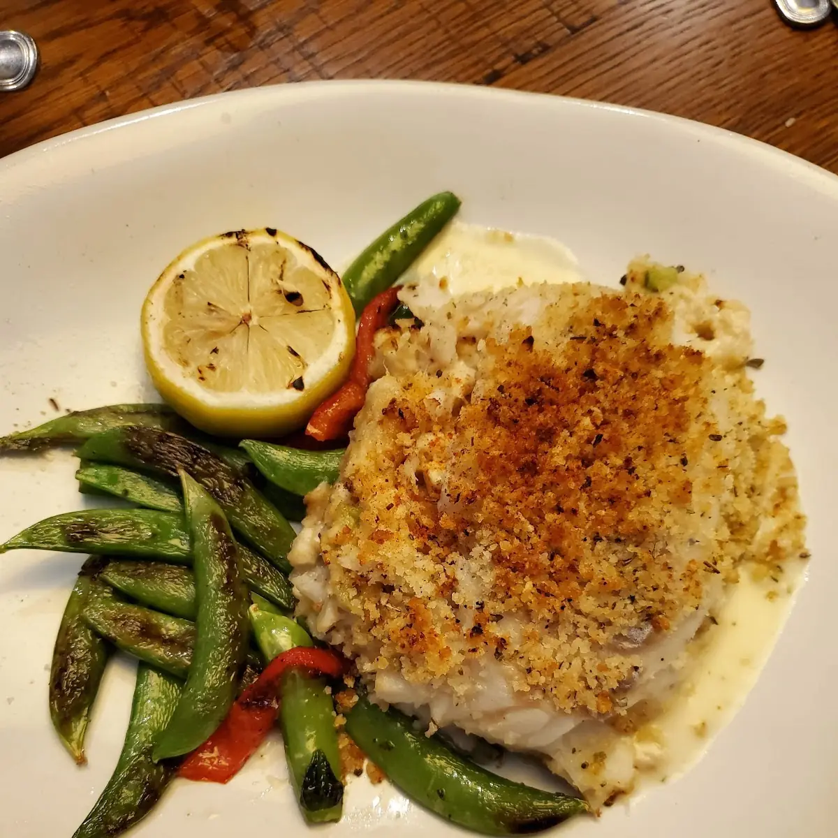 Crab Stuffed Cod Fish
