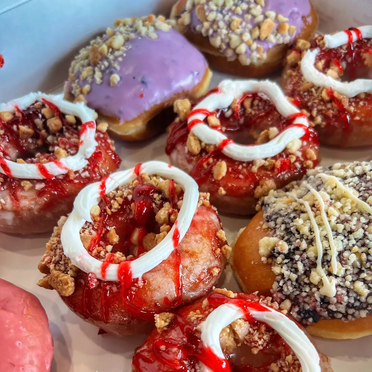 Strawberry Shortcake Doughnuts