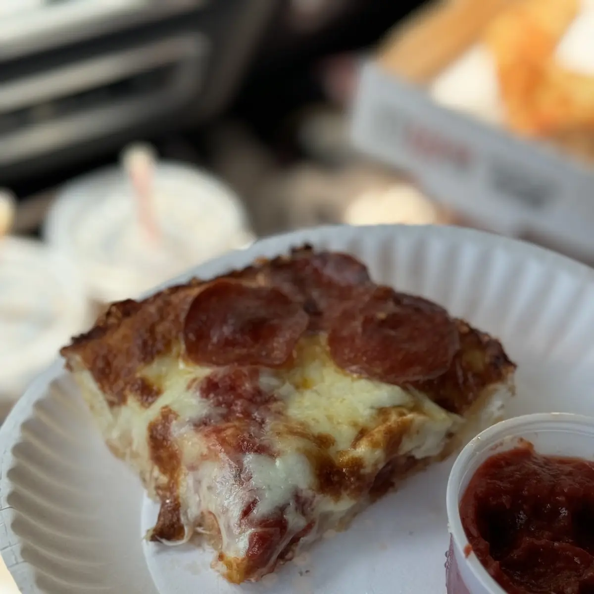 Slice of Pepperoni Pizza