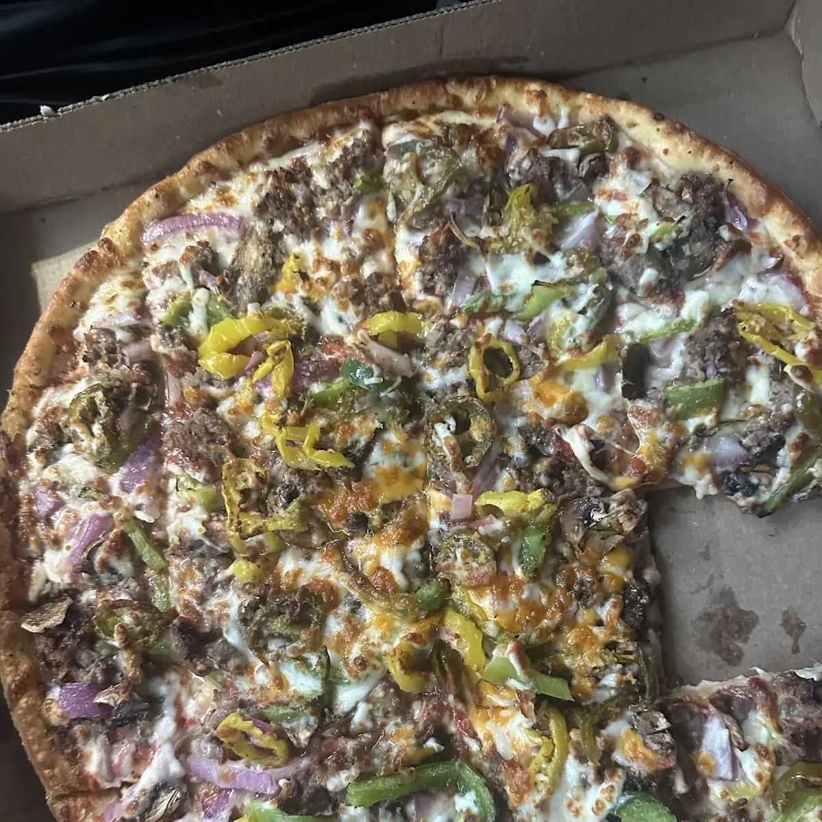 Philly Cheesesteak Pizza