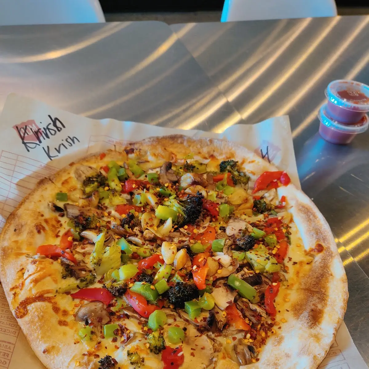 Mod Tristan No Meat Pizza