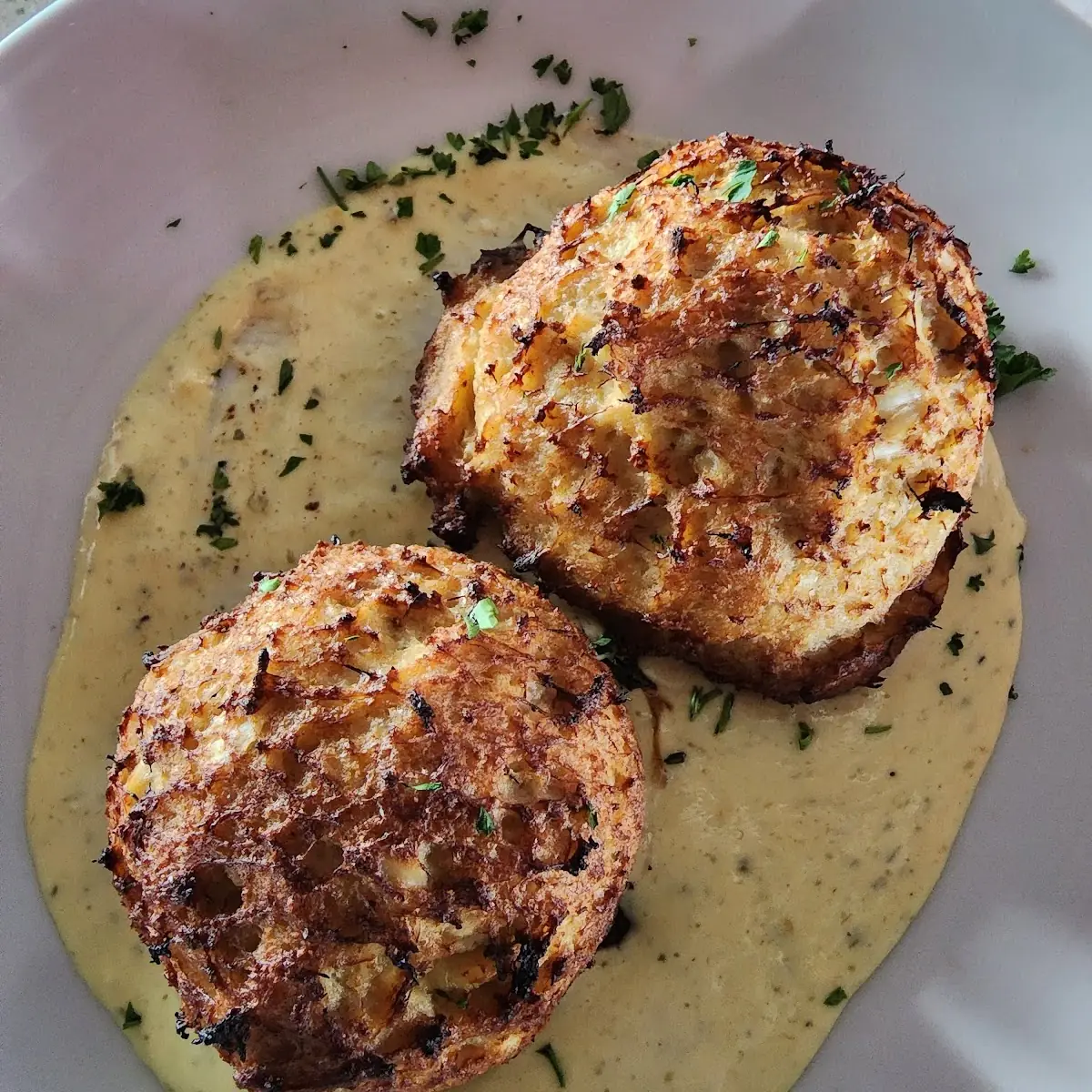 Crab Cakes with a Lemon Sauce
