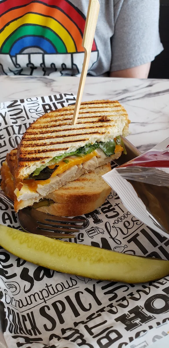 Chicken Bacon Ranch Pressed Sandwich