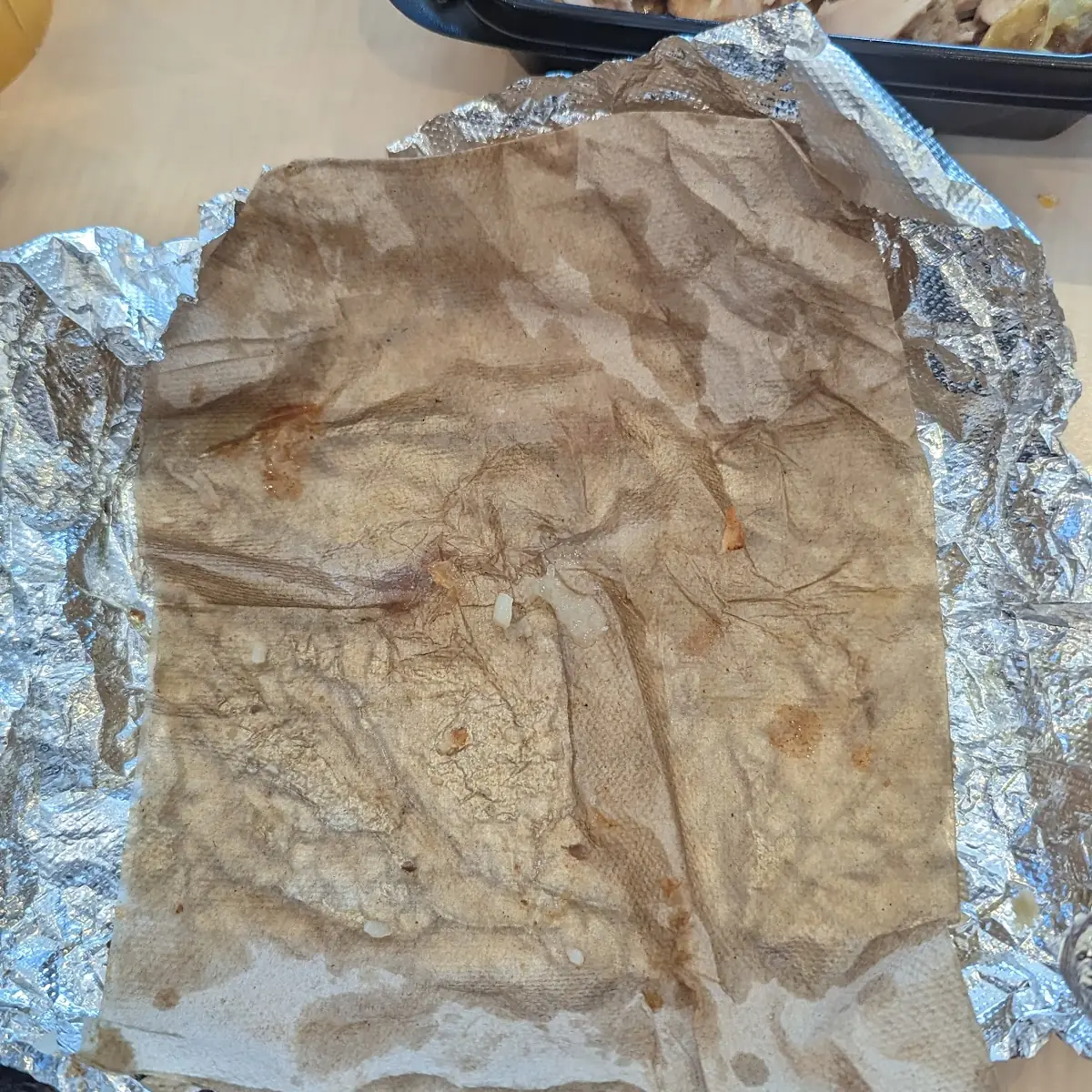 Grease from Crispy Birria Taco
