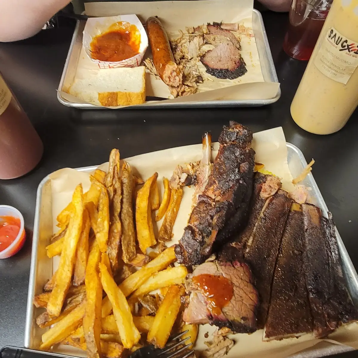 Half Rack and 3 Meat Combo